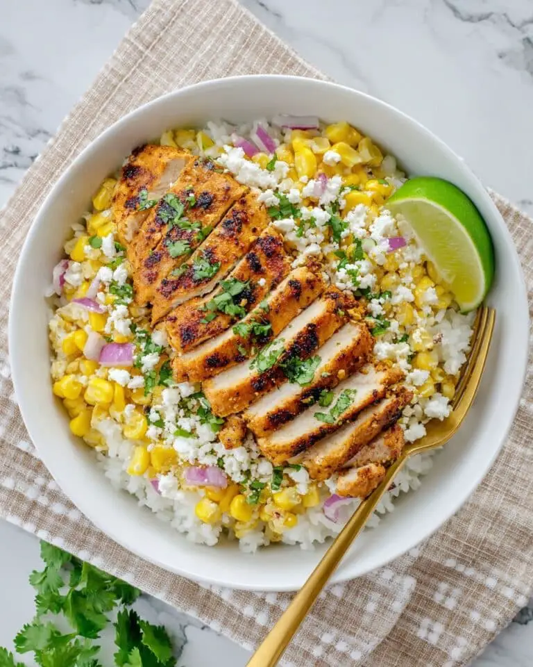 Street Corn Chicken Rice Bowls Recipe