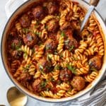 One-Pot Spaghetti-O’s with Mini Meatballs Recipe