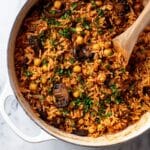 One-Pot Moussaka Beef Rice Pilaf Recipe