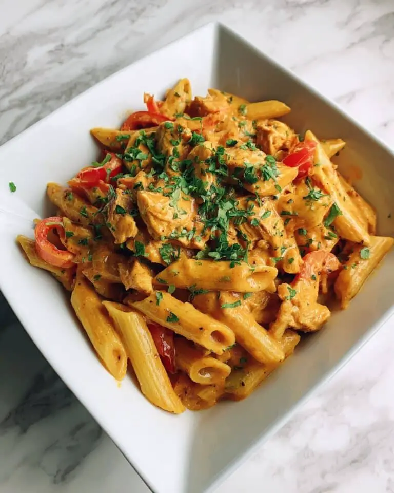 One Pot Chicken Fajita Pasta Recipe