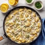 Creamy Chicken Tortellini with Spinach and Parmesan Recipe