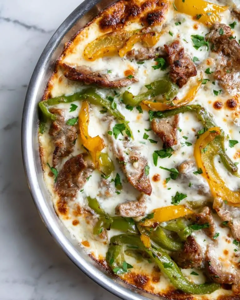 Philly Cheesesteak Skillet Recipe