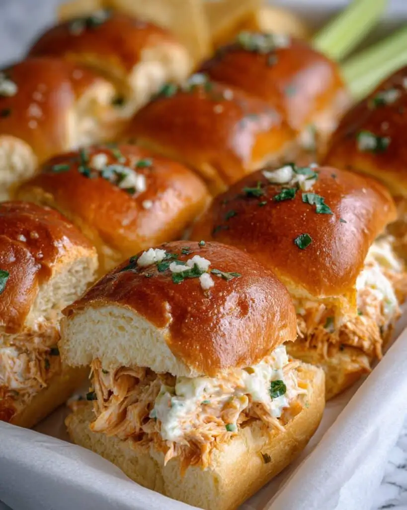 Buffalo Chicken Sliders Recipe