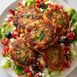 Mediterranean Chicken Patties with Feta and Herbs Recipe