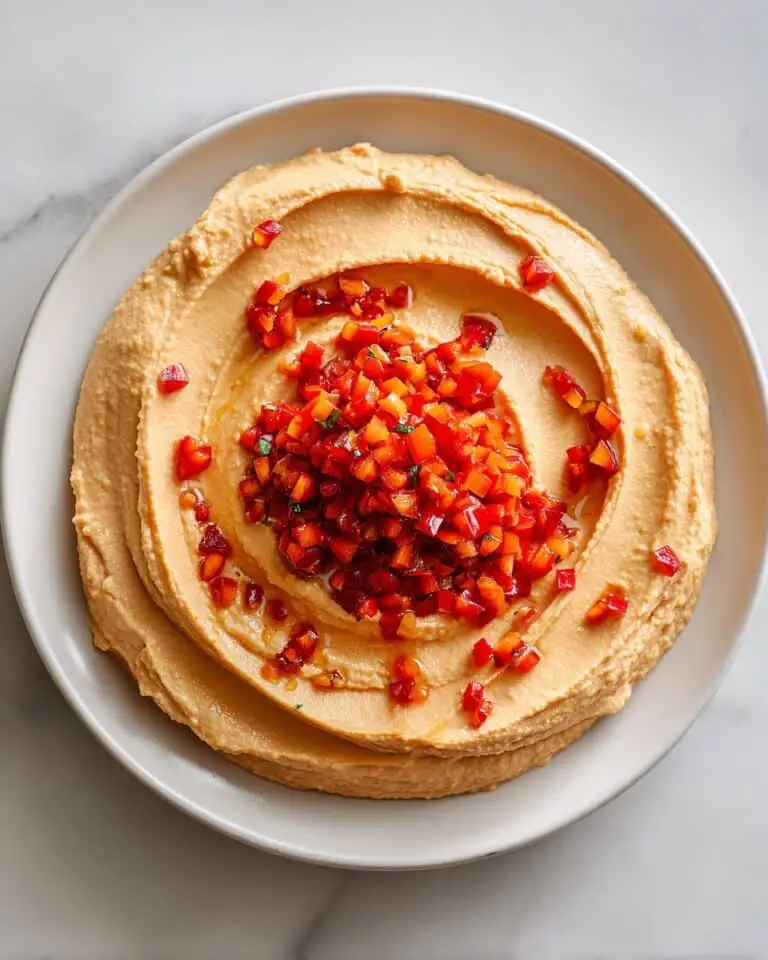 Roasted Red Pepper Hummus Recipe