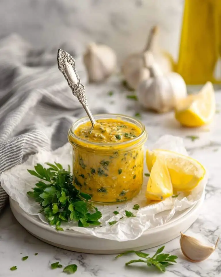 Homemade Greek Salad Dressing with Lemon, Oregano, and Olive Oil Recipe