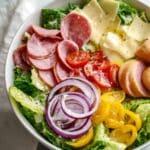 Grinder Salad: A Fresh and Crunchy Italian Deli-Style Tossed Salad Recipe