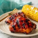 How to Grill Juicy & Crispy Chicken Thighs on a Gas Grill Recipe