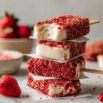 Strawberry Shortcake Ice Cream Bars Recipe