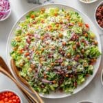 Italian Chopped Salad with Fresh Vegetables, Olives, and Mozzarella Recipe
