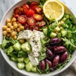 Greek Salad with Lemon Vinaigrette Recipe