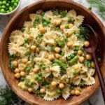 Green Pasta Salad with Edible Flowers and Lemon Herb Dressing Recipe