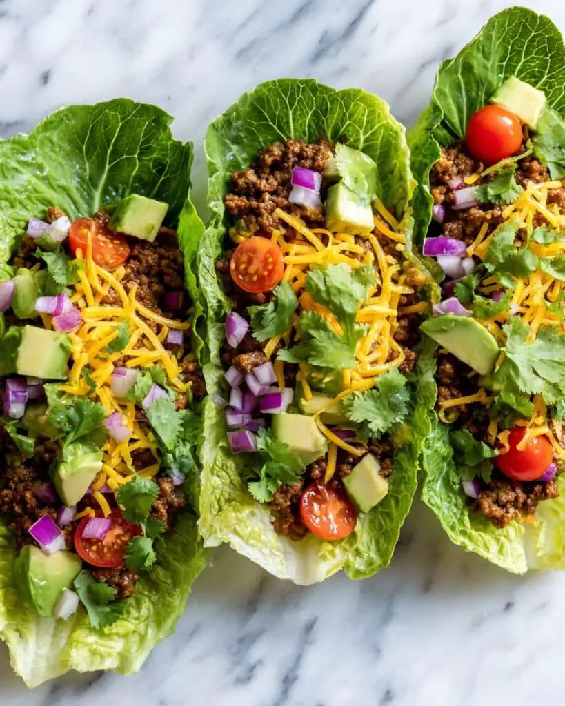 Turkey Taco Lettuce Wraps Recipe