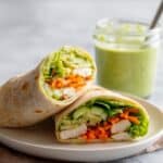 Cucumber-Chicken Green Goddess Wrap Recipe