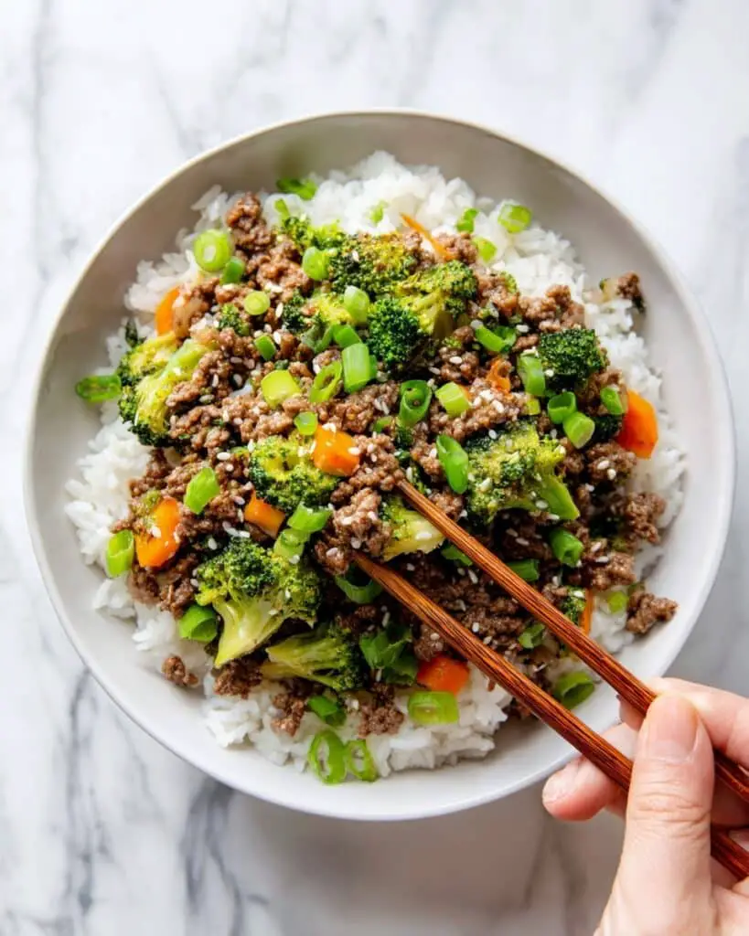Teriyaki Turkey Rice Bowl Recipe
