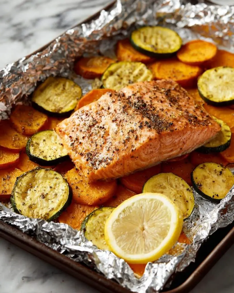 Easy Salmon Foil Packet Dinners Recipe