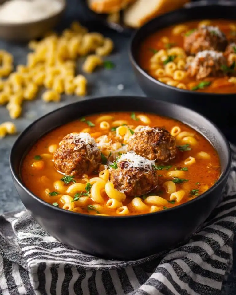 Italian Meatball Soup Recipe