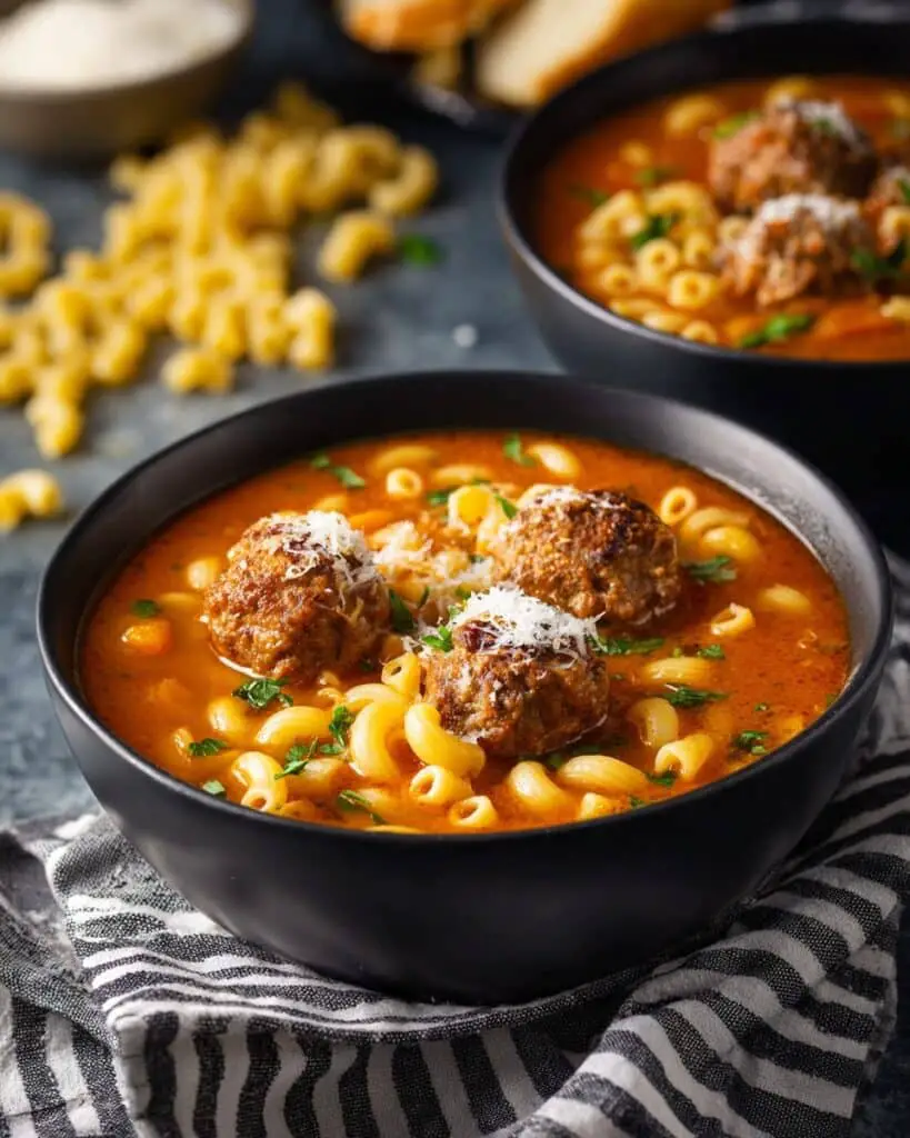 Italian Meatball Soup Recipe