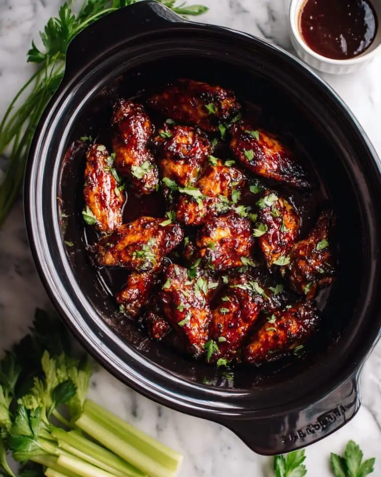 Slow Cooker Barbecue Chicken Wings Recipe