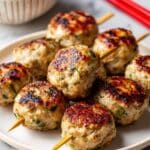 Japanese Chicken Meatballs (Tsukune) with Tare Sauce Recipe