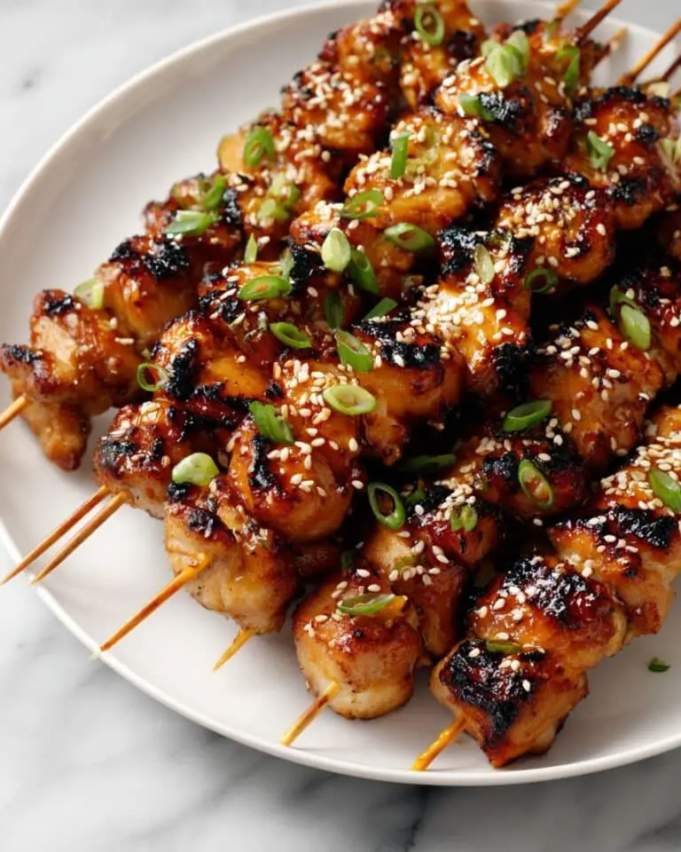 Yakitori: Grilled Japanese Chicken Skewers with Savory Tare Sauce Recipe