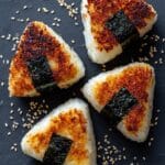 Yaki Onigiri: Japanese Grilled Rice Balls with Savory Soy Glaze Recipe