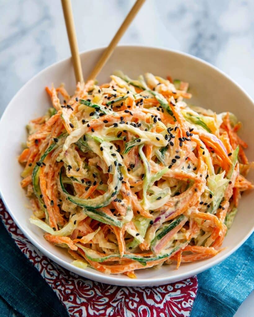 Kani Salad: A Refreshing Japanese Imitation Crab and Cucumber Toss Recipe