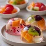 Japanese Fruit Jelly with Fresh Seasonal Fruits Recipe