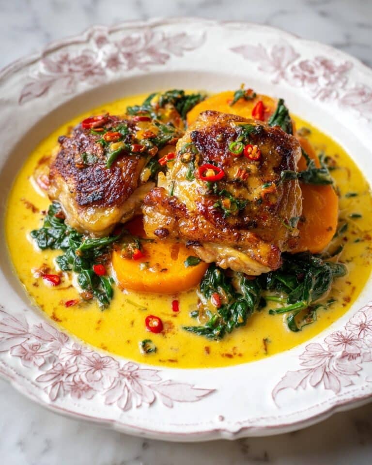 Spicy Maple Mustard Chicken with Creamy Polenta Recipe