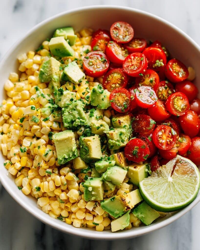 Summer Corn Salad with Avocado Recipe