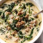 Creamy Italian Sausage and Kale Zuppa Soup Recipe