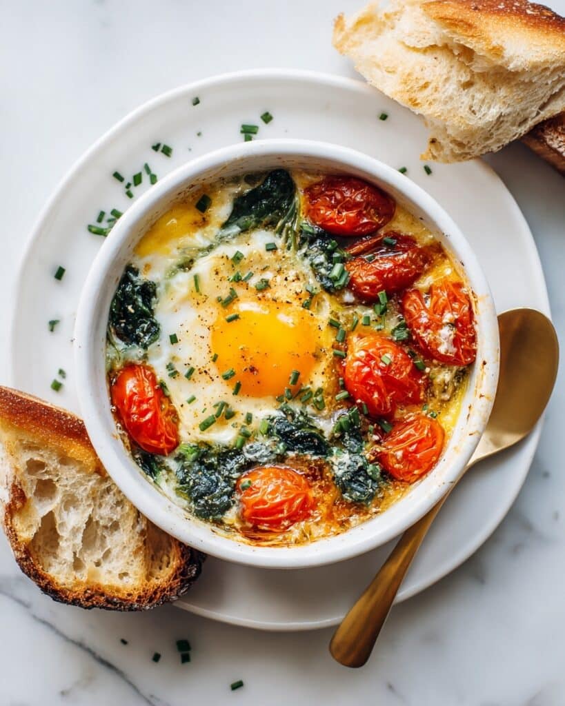 Baked Feta Eggs Recipe