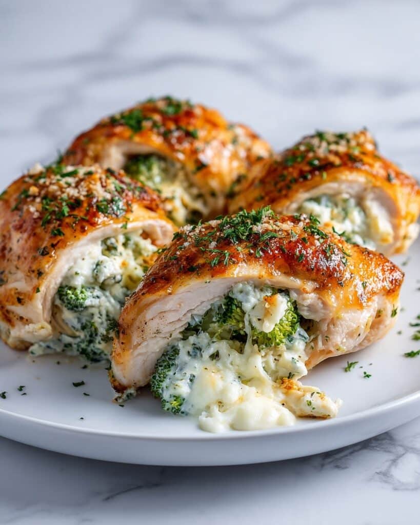 Broccoli Cheese Stuffed Chicken Breast Recipe