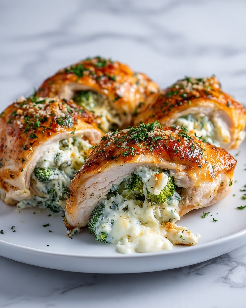 Broccoli Cheese Stuffed Chicken Breast Recipe