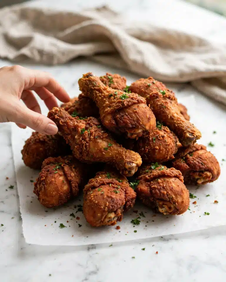 Juicy and Crispy Baked Chicken Legs Recipe