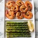 Lemon Garlic Shrimp and Asparagus Skillet Recipe