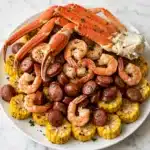 Southern Seafood Boil with Shrimp, Crab Legs, Sausage, and Cajun Spices Recipe