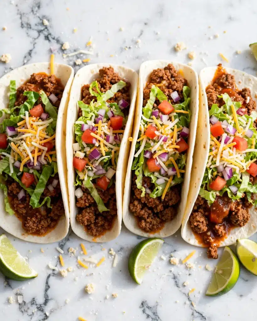 Easy Homemade Ground Meat Tacos Recipe