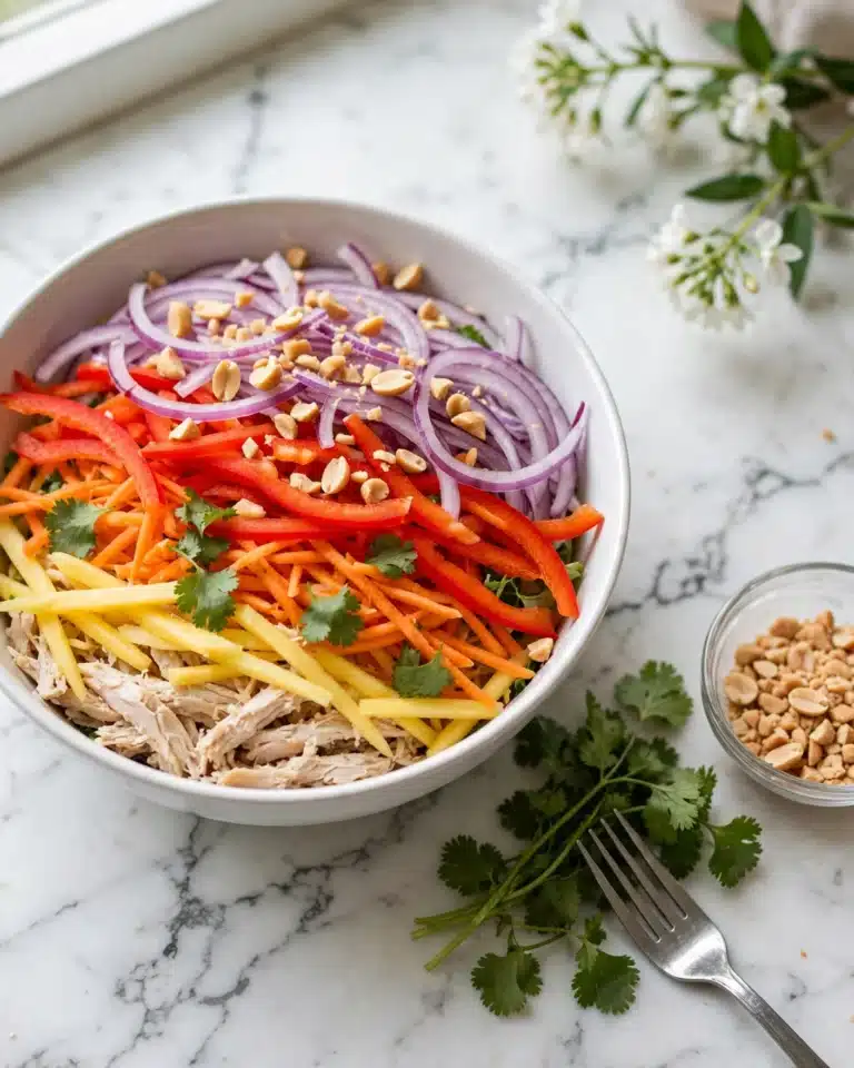 Thai Chicken Mango Salad Recipe