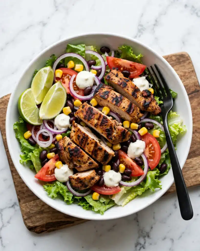 Mexican Chicken Salad with Lime Dressing Recipe