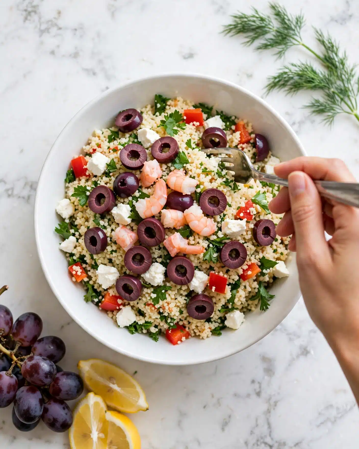 Healthy Greek Rice Salad Recipe