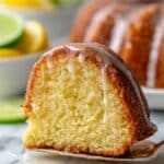 7UP Pound Cake with Citrus Glaze Recipe