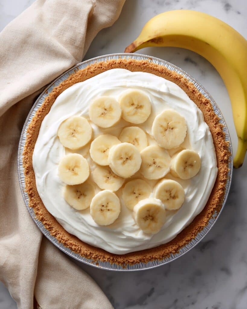 No Bake Banana Breeze Pie Recipe