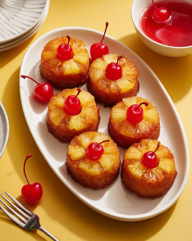Pineapple Cupcakes with Cherry Buttercream Recipe