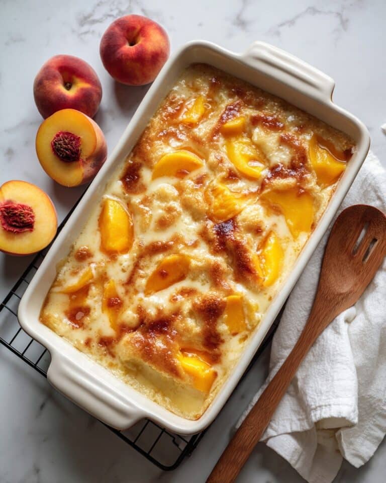 Cream Cheese Peach Cobbler Recipe