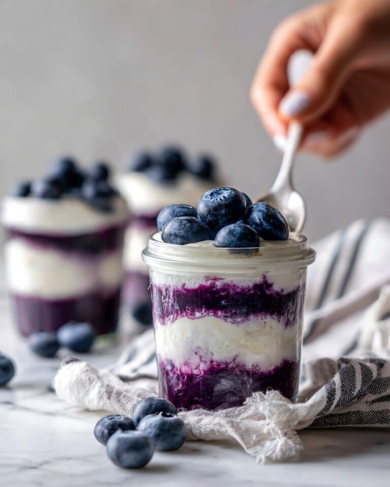 Blueberry Cheesecake Overnight Oats Recipe