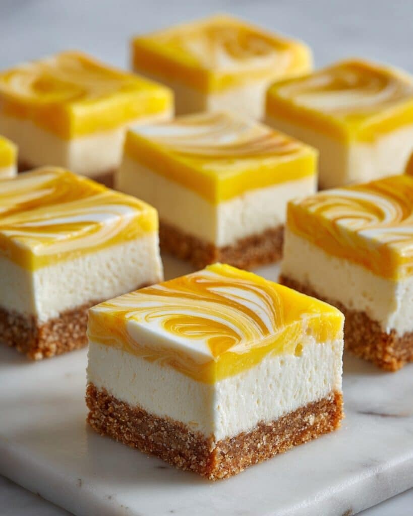 No-Bake Lemon Cheesecake Bars Recipe