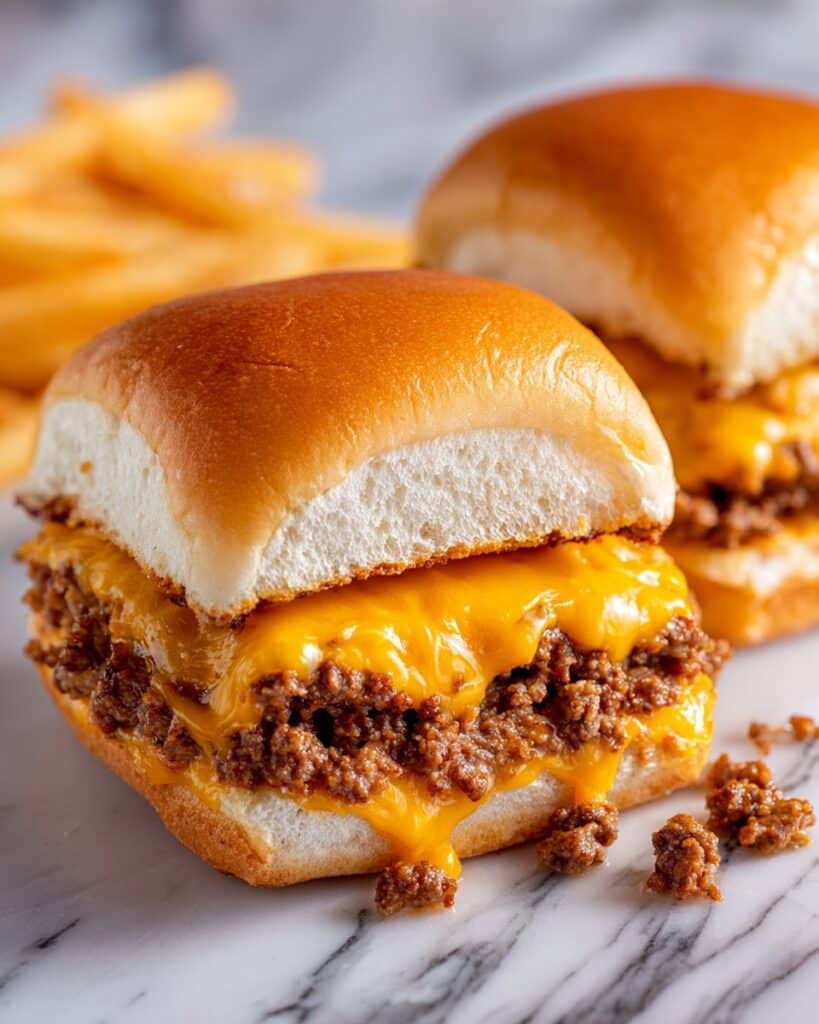 Beef Cheeseburger Pull-Apart Sliders Recipe