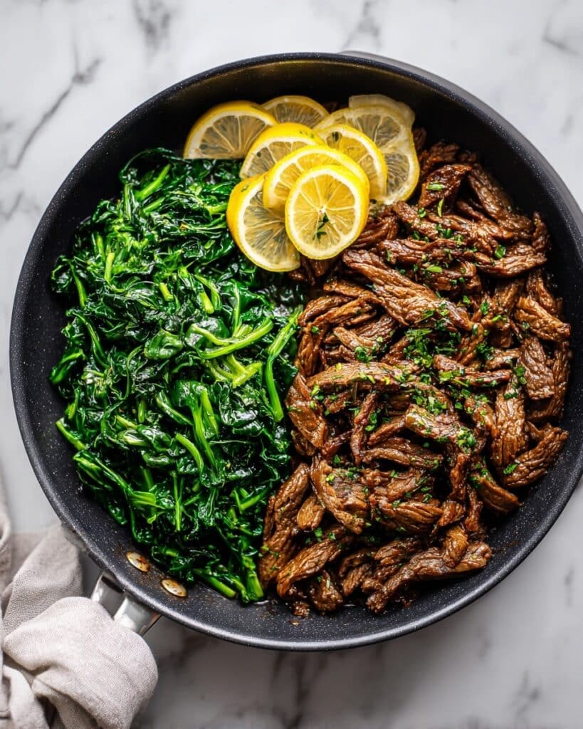 Grilled Steak and Spinach Salad Recipe