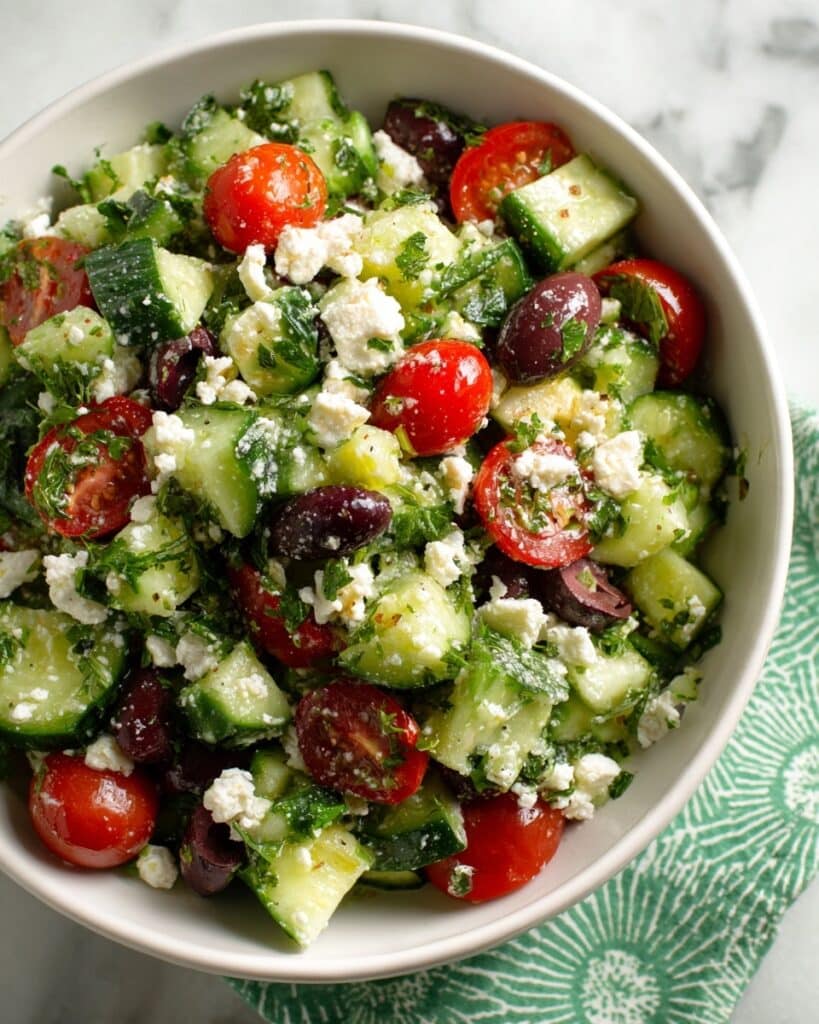 Cucumber Tomato Mint Salad Recipe